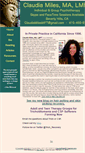 Mobile Screenshot of claudiamiles.com